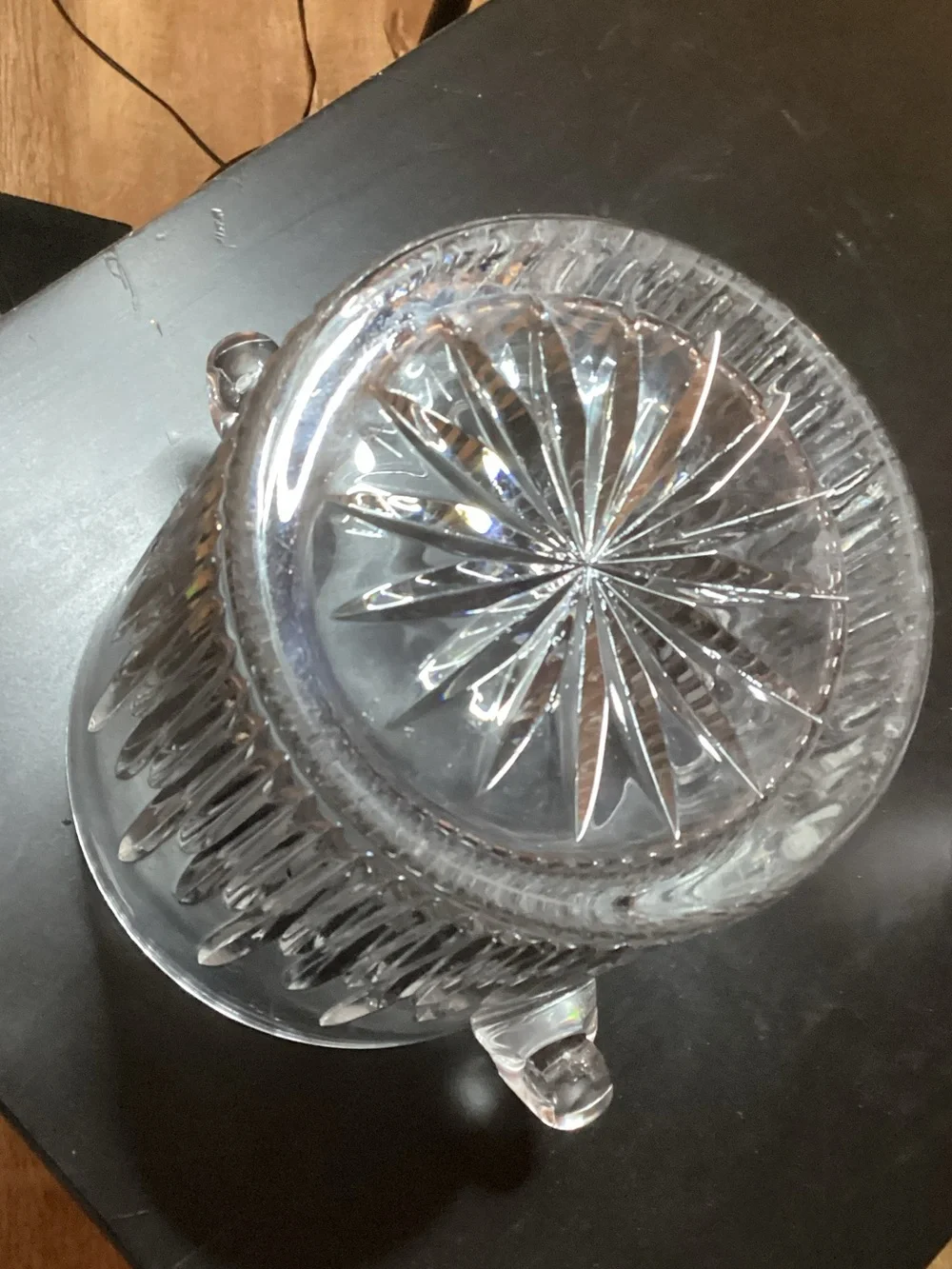 Waterford Crystal Barcelona Marquis Ice Bucket - 7.5” X 6” - Vintage - Ex Cond